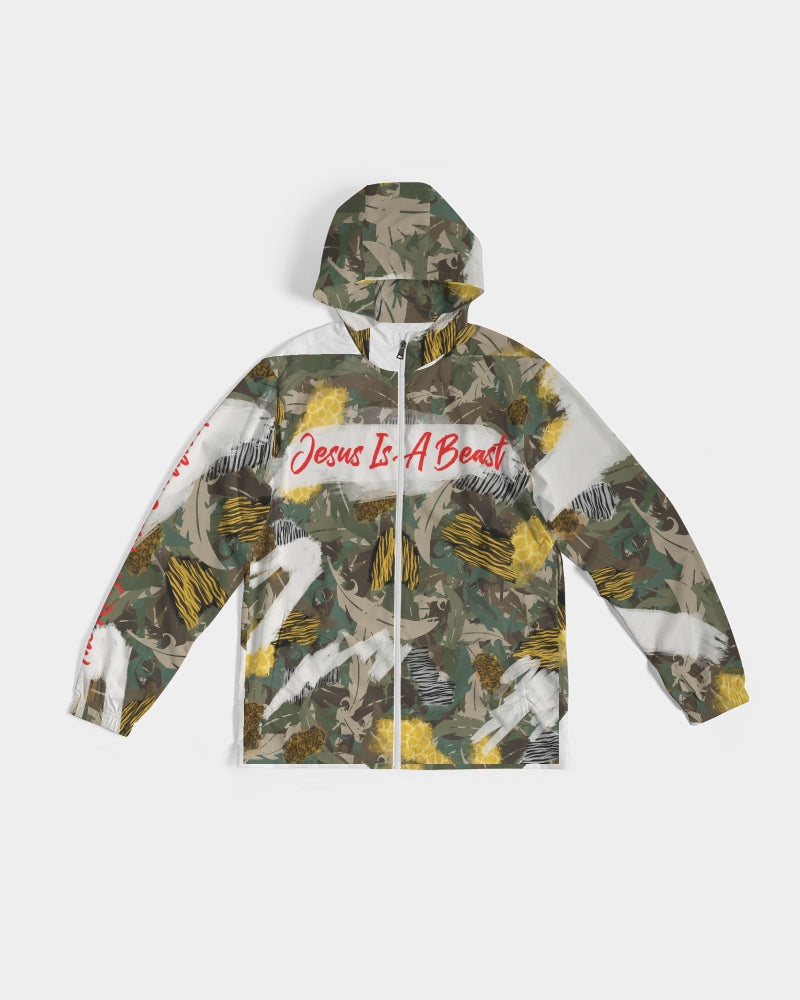 Jesus is A Beast - Windbreaker - Safari Camo