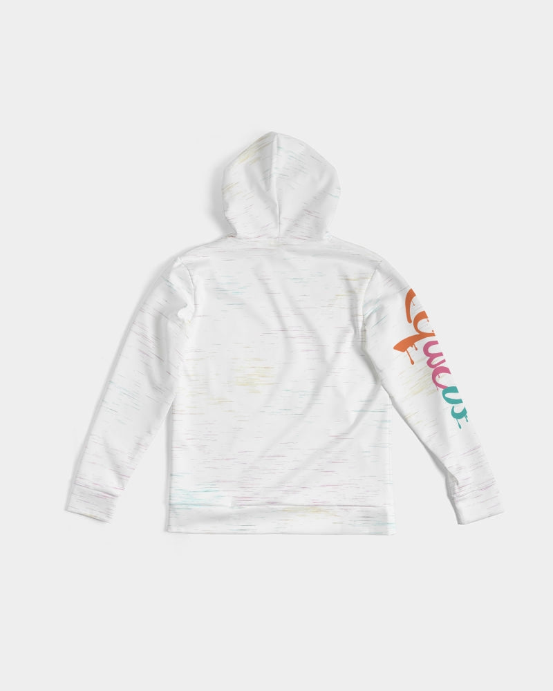 Feather Logo - Premium Hoodie - White / Candyshop