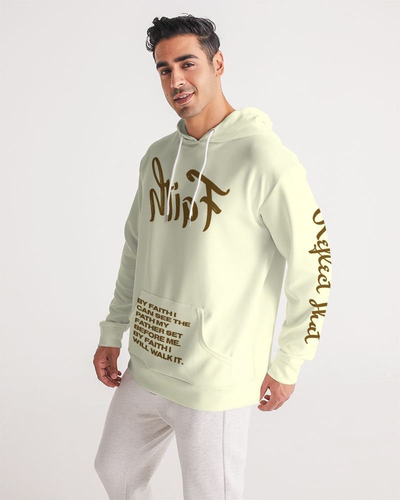 Reflect Faith- Premium Hoodie - Cream & Chocolate