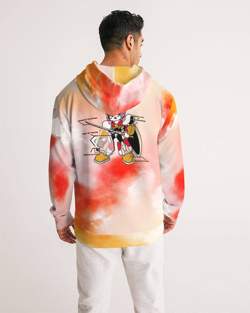 Armor of God Premium Hoodie - Peach & Guava Tie Dye - Equris
