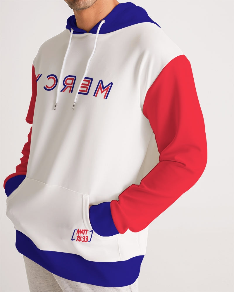 Reflect Mercy - Premium Hoodie - White / Red / Blue-cloth-Equris