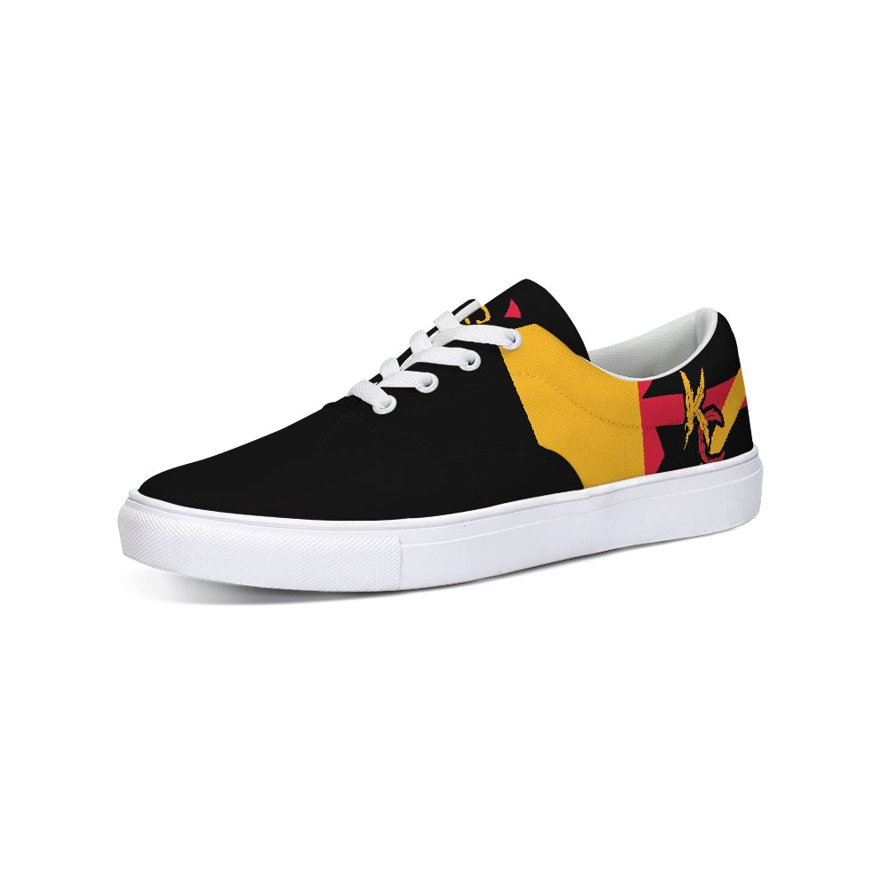 For The Tribe Black Canvas Sneakers-shoes-Equris