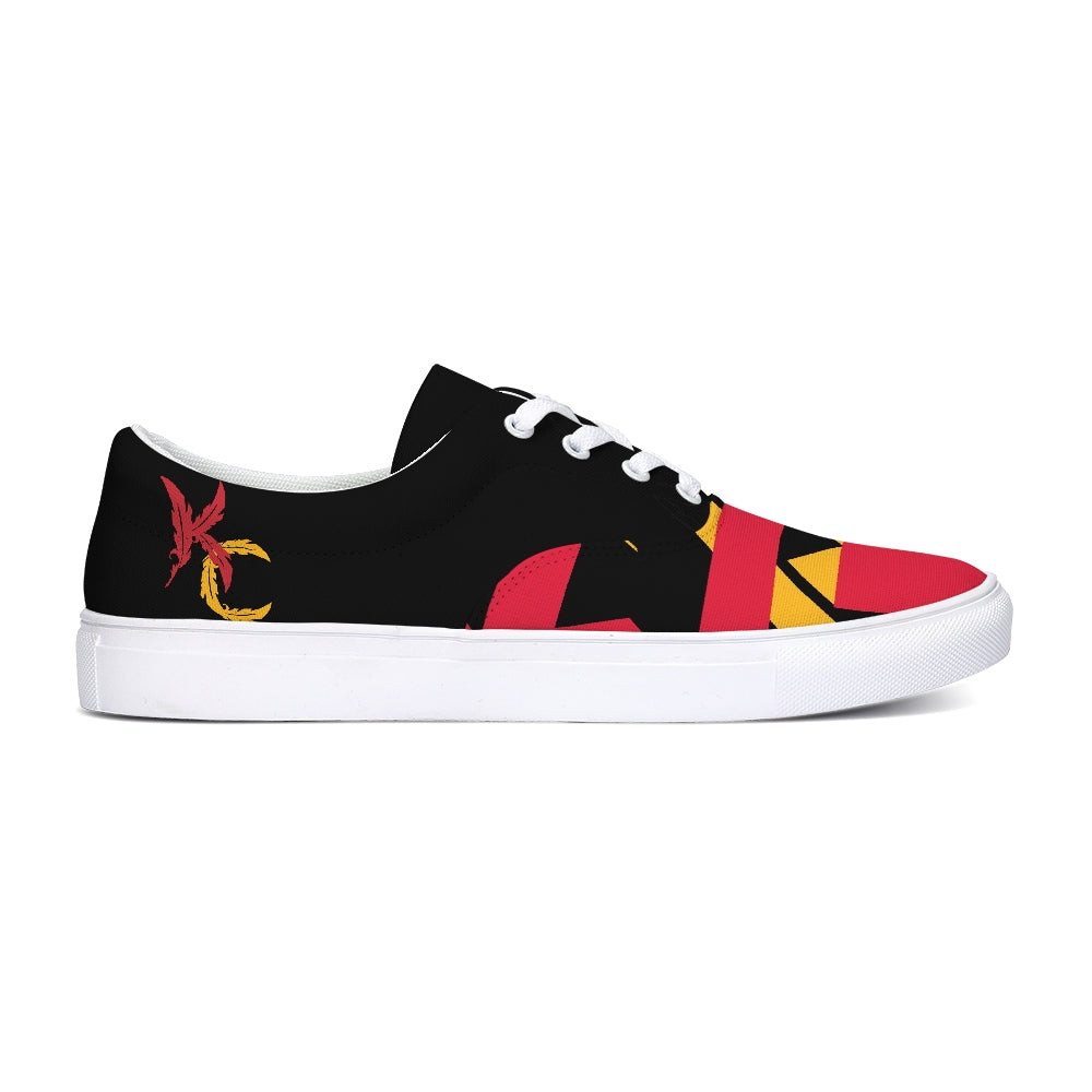 For The Tribe Black Canvas Sneakers-shoes-Equris