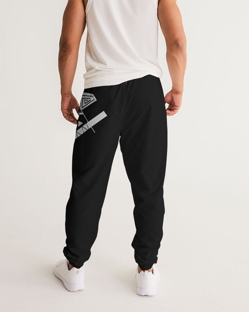 For The Tribe - Track Pants - Black and White-Pants-Equris