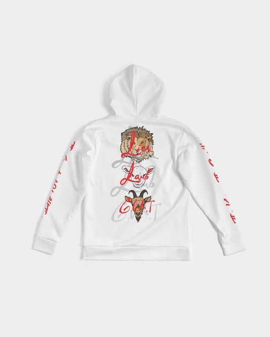 Jesus Is A Beast - Premium Hoodie - White/Red