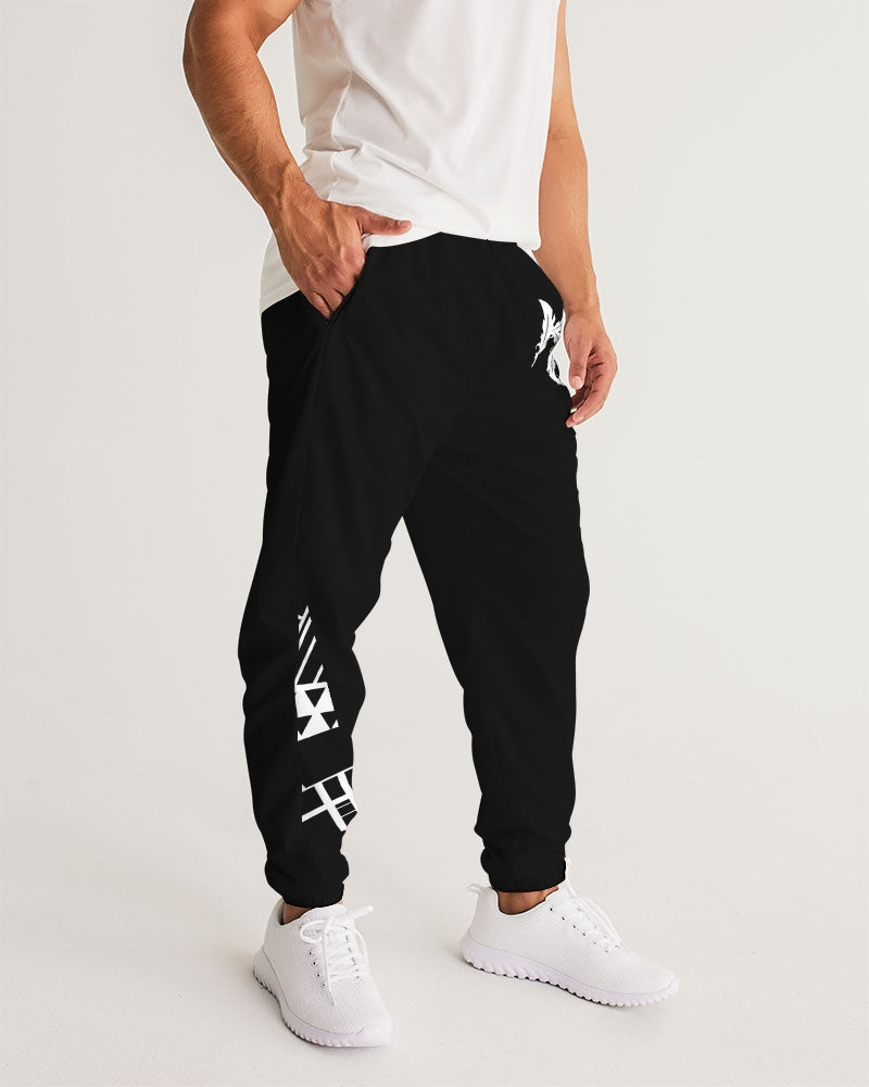For The Tribe - Track Pants - Black and White-Pants-Equris