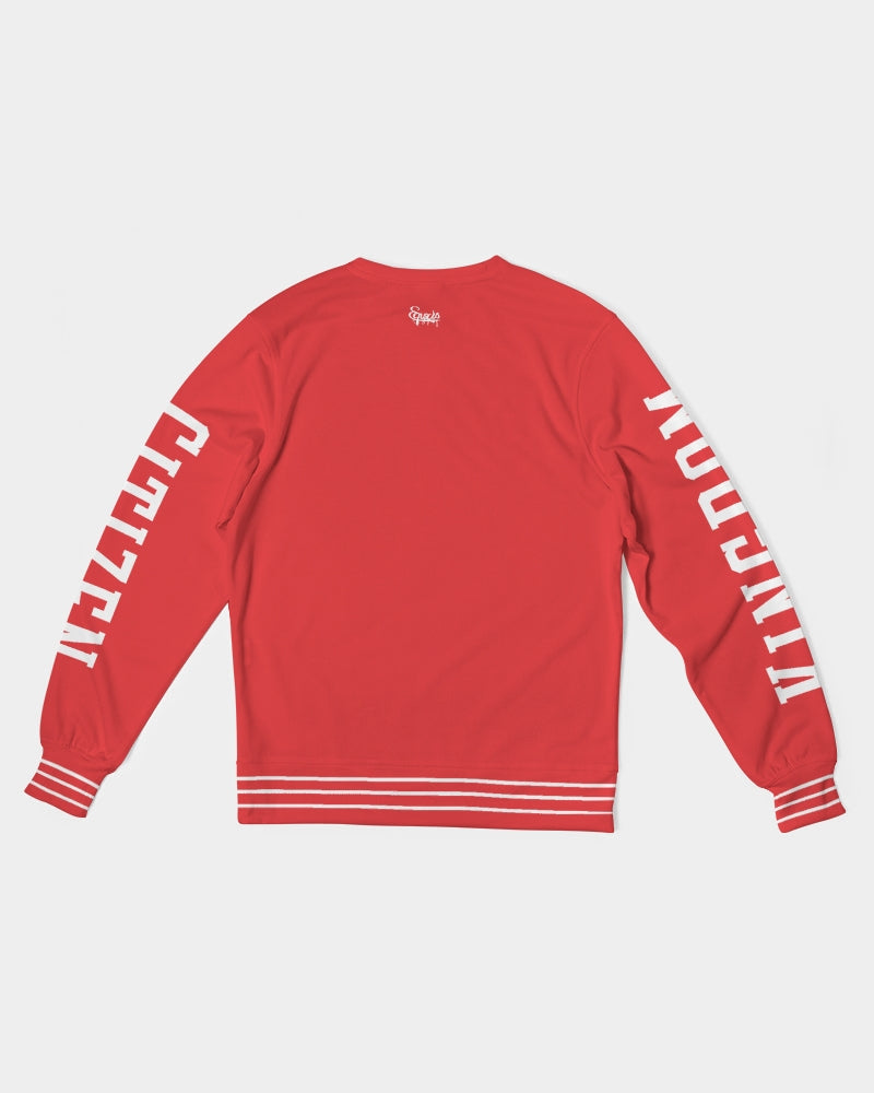 Home Town - French Terry Crewneck - Red / White