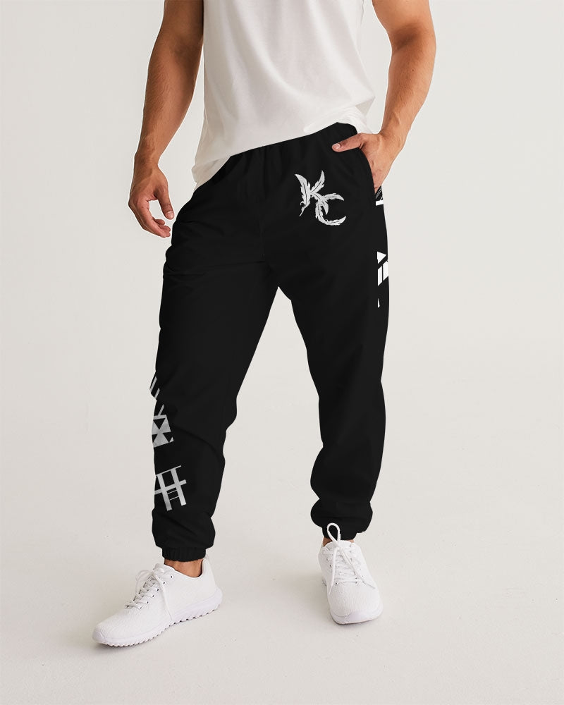 For The Tribe - Track Pants - Black and White-Pants-Equris