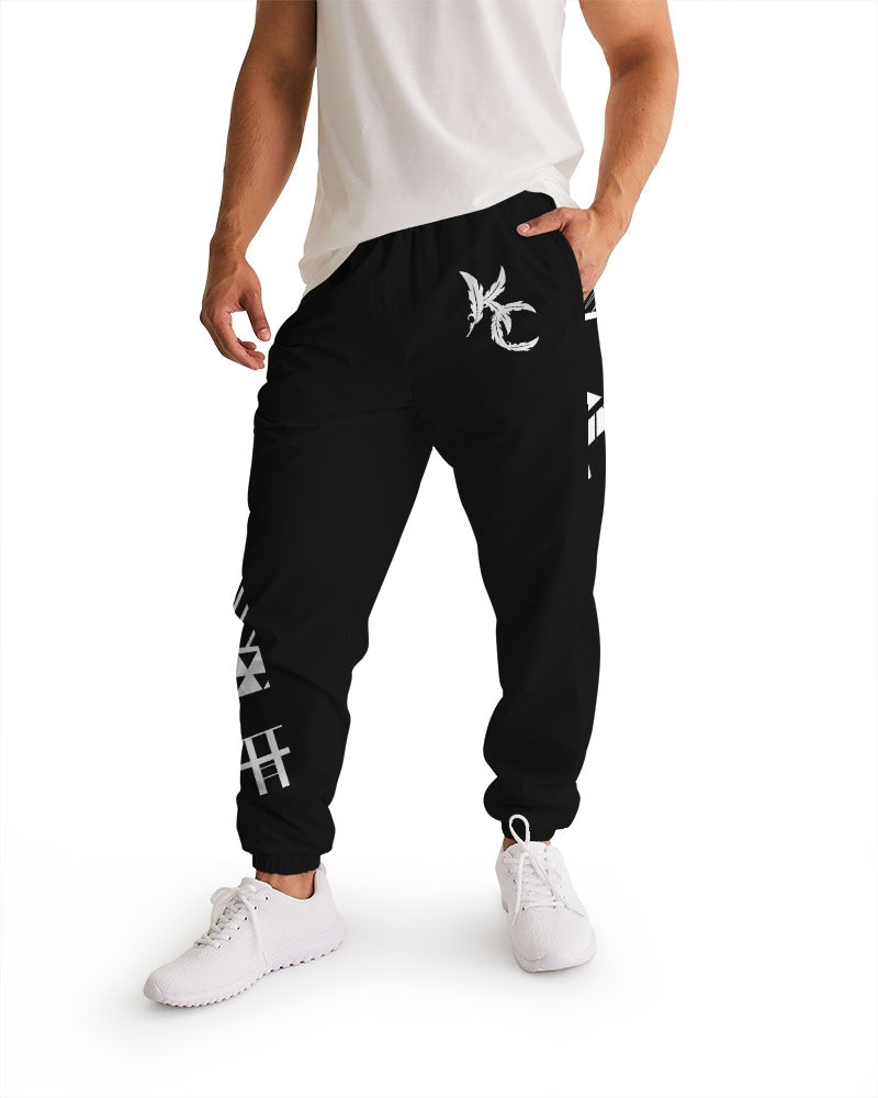 For The Tribe - Track Pants - Black and White-Pants-Equris