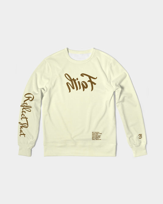 Reflect Faith - French Terry Crewneck - Cream & Chocolate