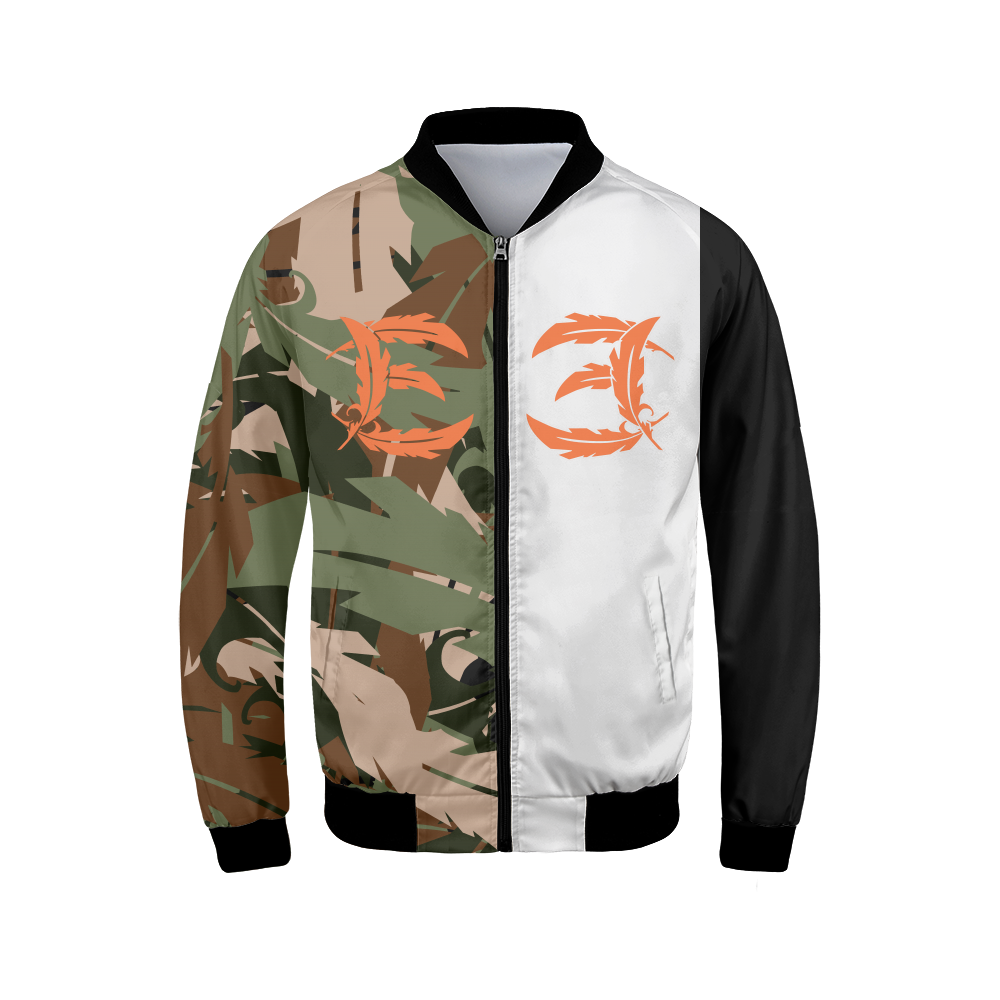 Never Prey Split Bomber Jacket-Jackets-Equris