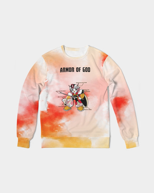 Armor Of God - French Terry Crewneck Sweatshirt  - Peach & Guava