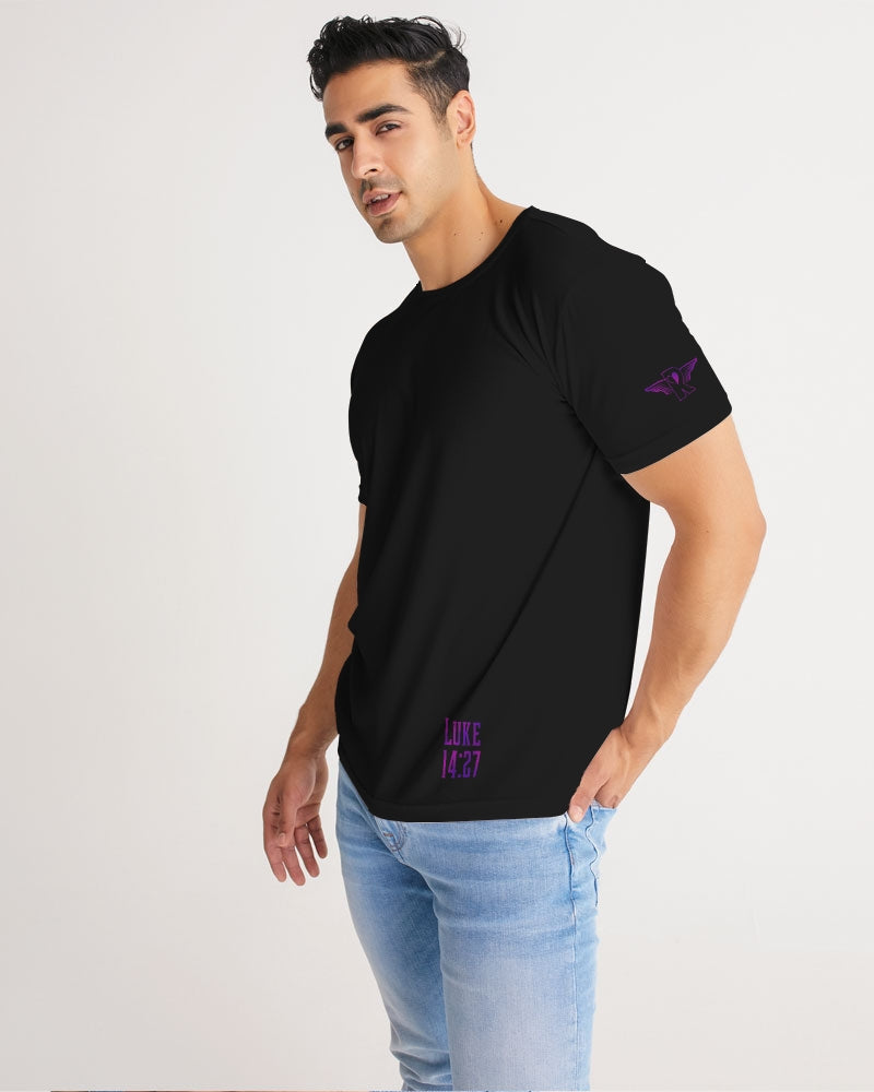 Equris x Reps4Lyfe - Carry Your Cross - Black / Royal Purple-T-Shirt-Equris