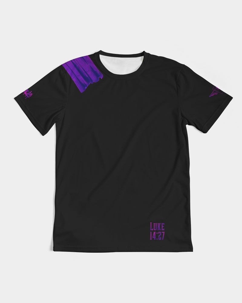 Equris x Reps4Lyfe - Carry Your Cross - Black / Royal Purple-T-Shirt-Equris