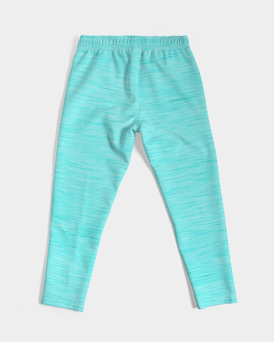 Feather Logo - Joggers- Island Aqua