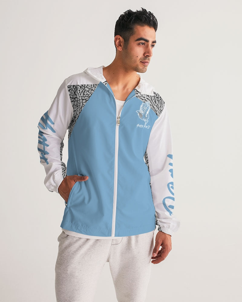 First Pray - Sky Blue - Windbreaker-Jackets-Equris