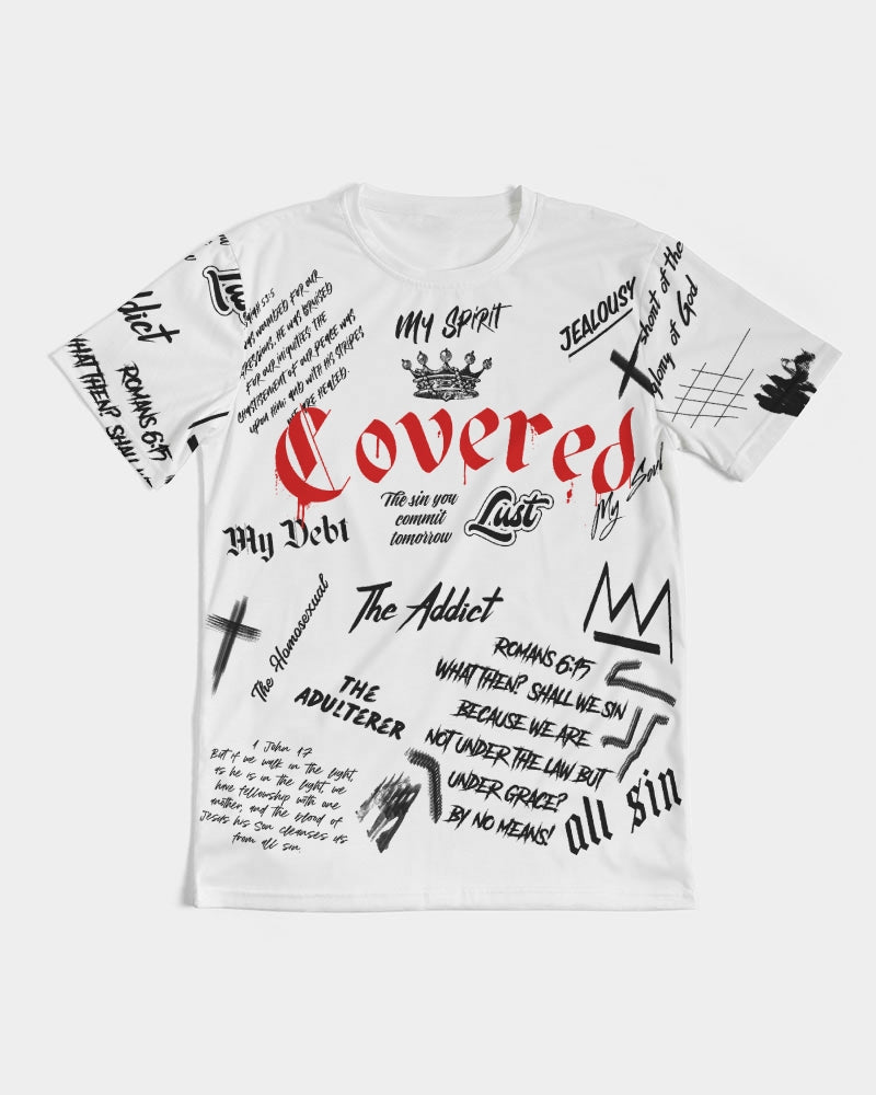 Covered By The Blood - Premium T-Shirt - White