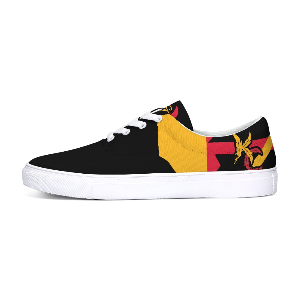 For The Tribe Black Canvas Sneakers-shoes-Equris