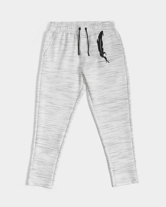 Feather Logo - Joggers- Ash/White