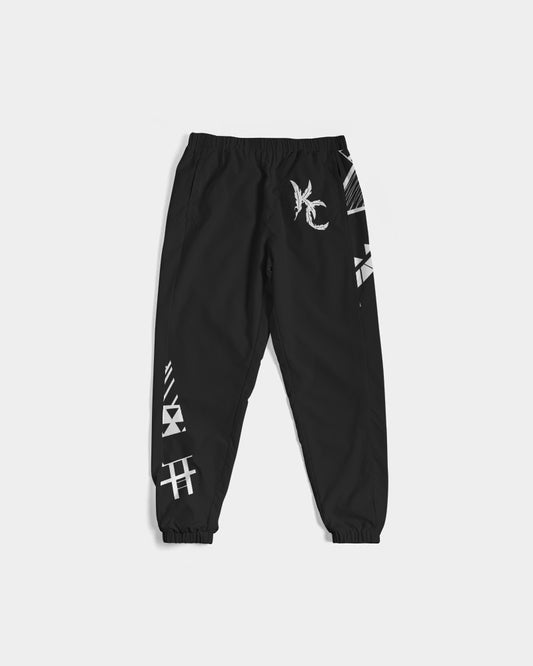 For The Tribe - Track Pants - Black and White-Pants-Equris