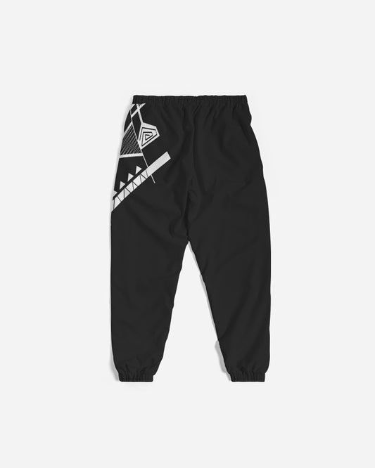 For The Tribe - Track Pants - Black and White-Pants-Equris