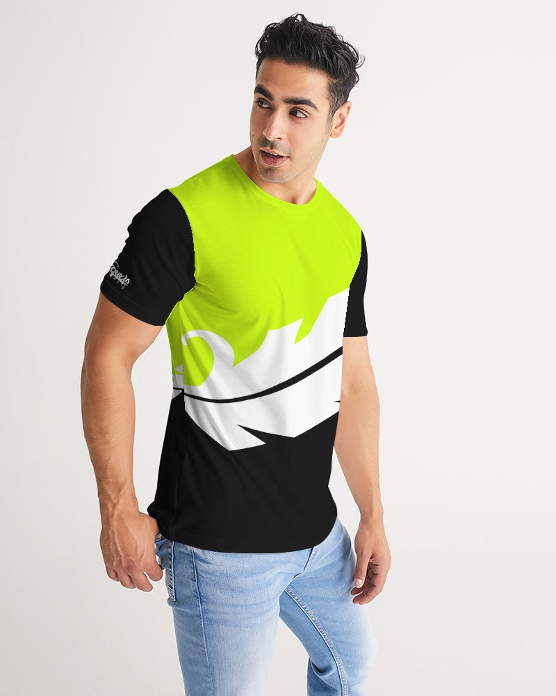 Overflow Premium T-Shirt- Volt / White / Black