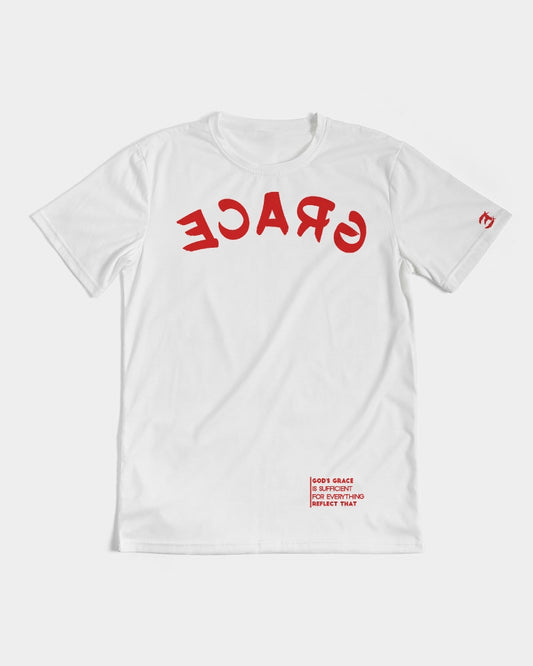 Reflect Grace - Premium Tee - White w/ Red-T-Shirt-Equris