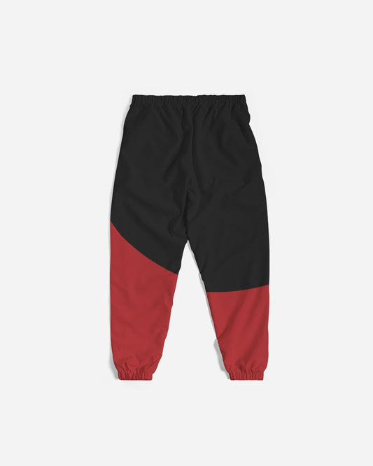 Large Feather - Track Pants - Red / Black / White-Pants-Equris