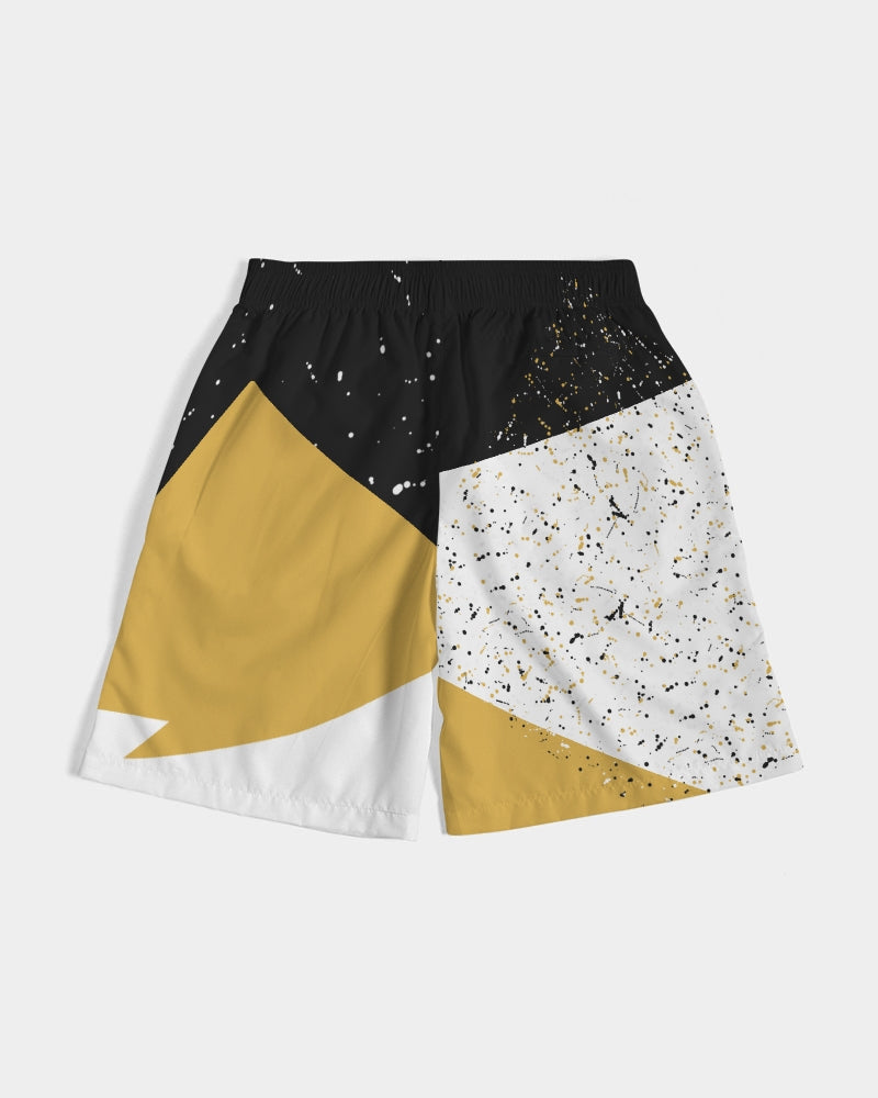 Overflow - Jogging Shorts- Gold / Black / White