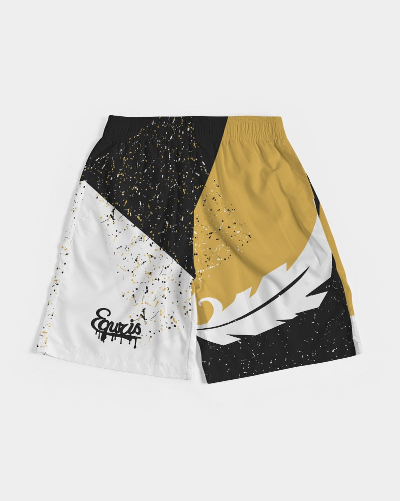 Overflow - Jogging Shorts- Gold / Black / White