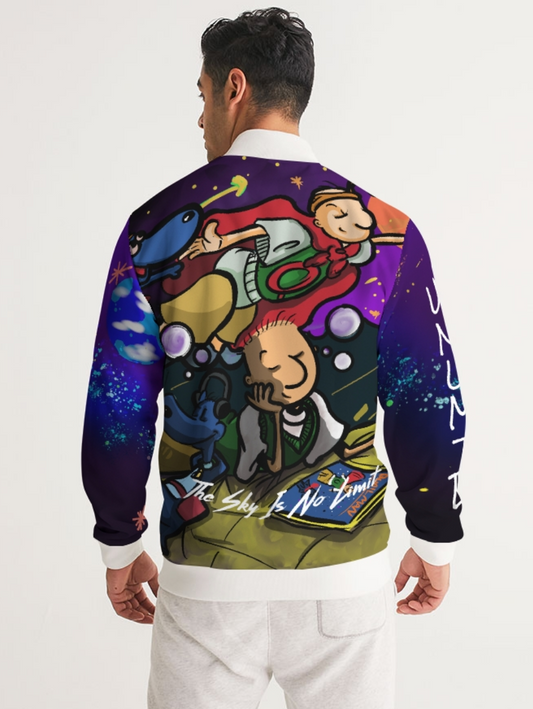 Boxhead Art X Equris Limited Edition Quailman "No Caps" Track Jacket-Jackets-Equris