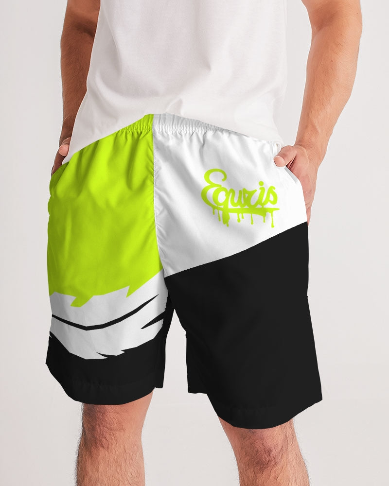 Overflow - Jogging Shorts- Volt / White / Black