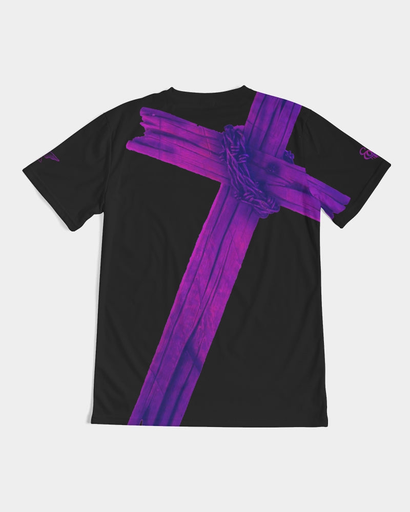 Equris x Reps4Lyfe - Carry Your Cross - Black / Royal Purple-T-Shirt-Equris