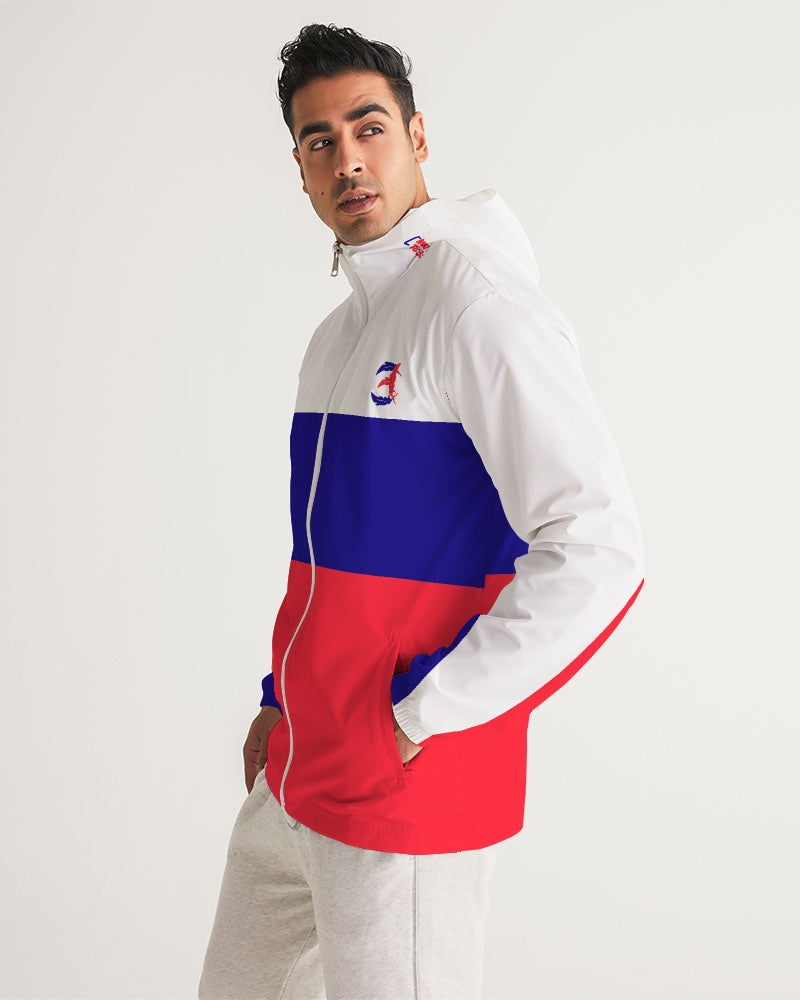 Reflect Mercy - Windbreaker - White / Red / Blue-cloth-Equris