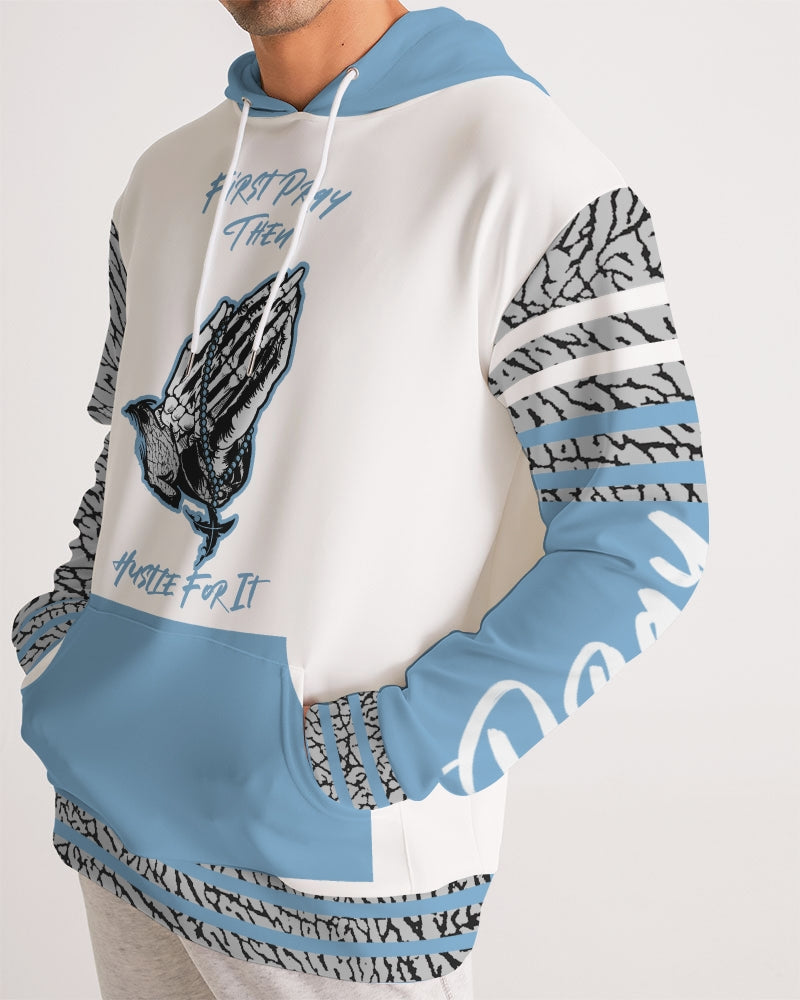 First Pray - Premium Hoodie - Sky Blue-Hoodie-Equris