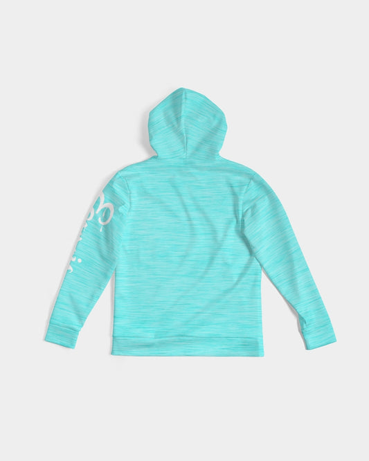 Feather Logo - Premium Hoodie - Island Aqua