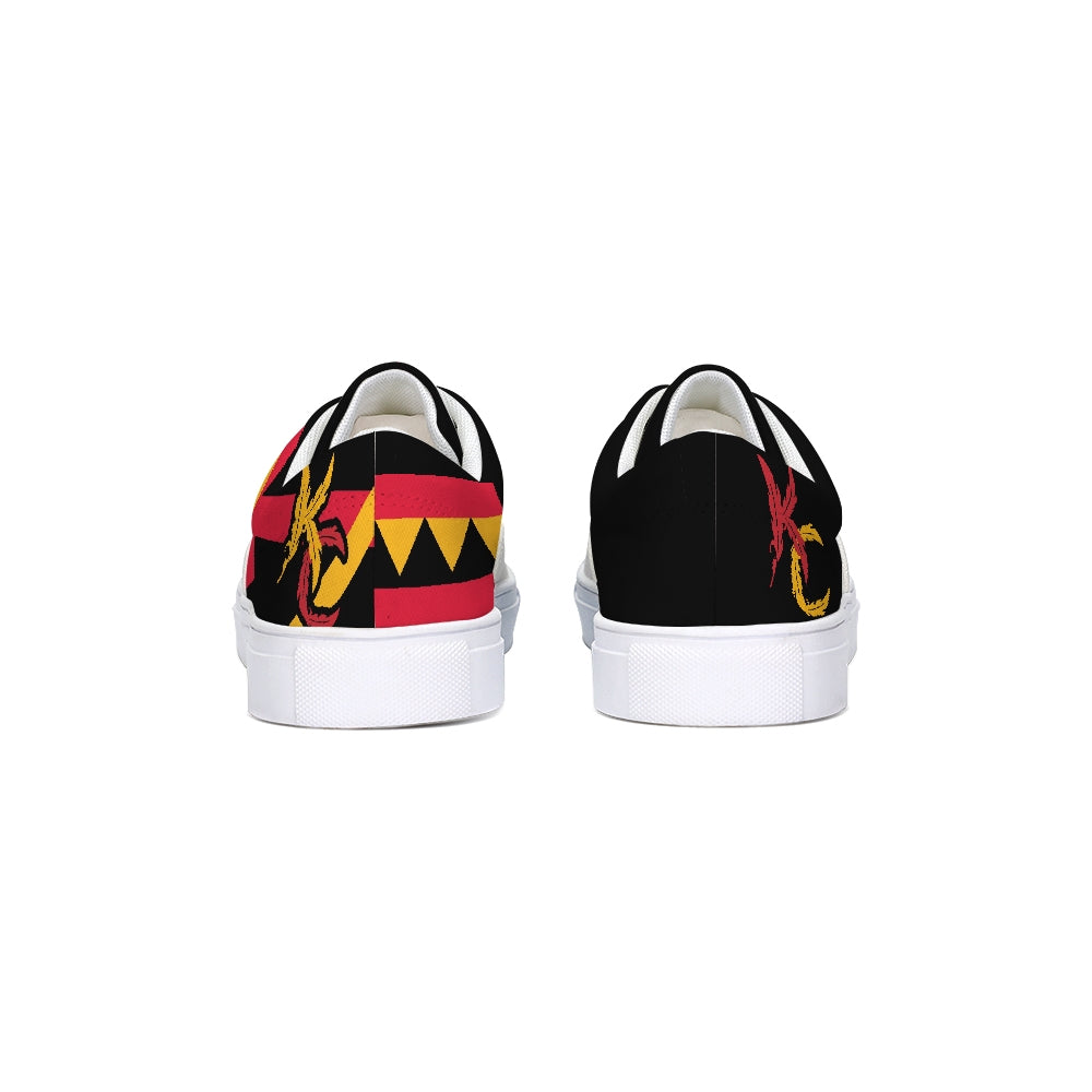 For The Tribe Black Canvas Sneakers-shoes-Equris