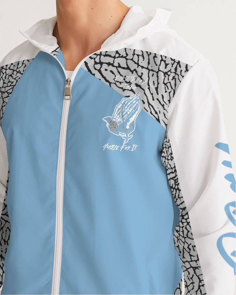 First Pray - Sky Blue - Windbreaker-Jackets-Equris