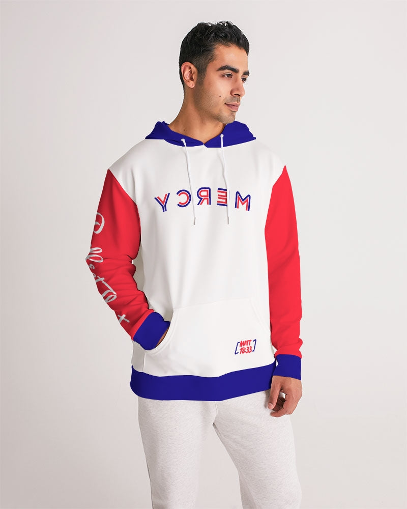 Reflect Mercy - Premium Hoodie - White / Red / Blue-cloth-Equris