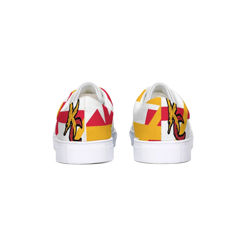 For The Tribe White Canvas Sneakers-shoes-Equris