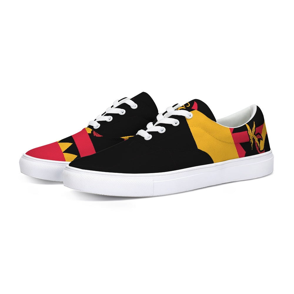 For The Tribe Black Canvas Sneakers-shoes-Equris