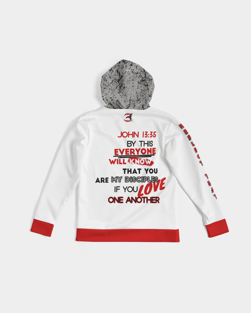 Reflect Love - Premium Hoodie - Cement / Red V2-Hoodie-Equris