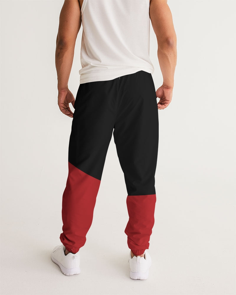 Large Feather - Track Pants - Red / Black / White-Pants-Equris