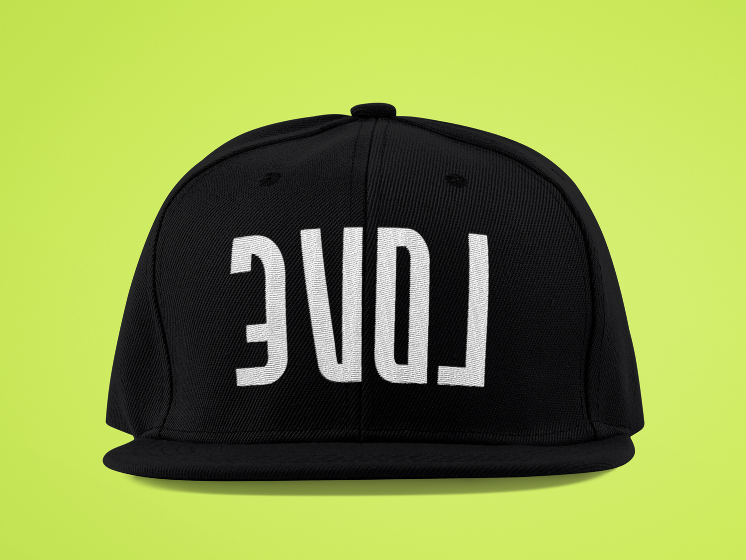 Reflect Love - Black Snapback-hats-Equris