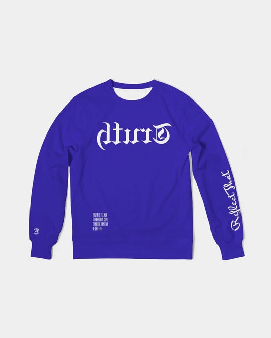 Reflect Truth- French Terry Crewneck Sweatshirt And Joggers - Royal Blue Bundle