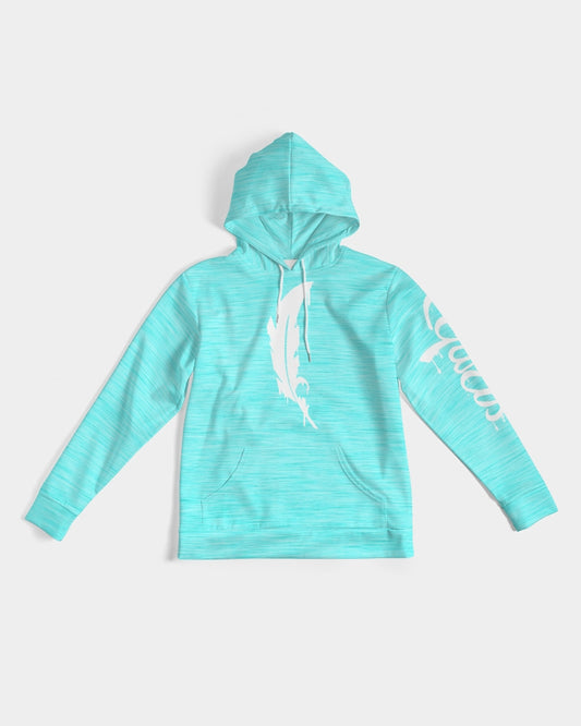 Feather Logo - Premium Hoodie - Island Aqua