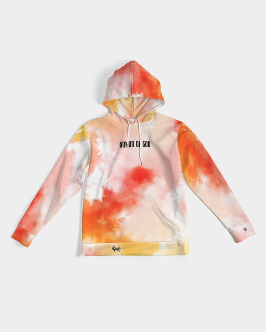 Armor of God Premium Hoodie - Peach & Guava Tie Dye